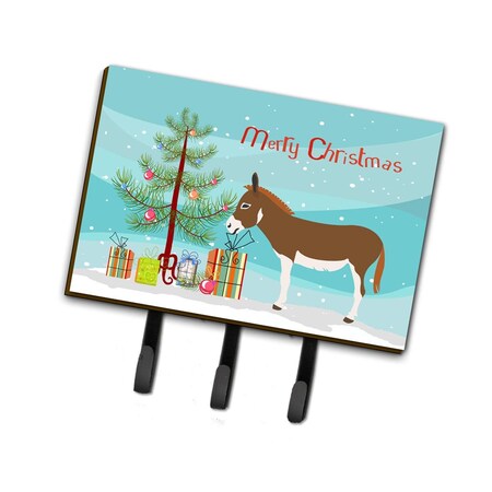 Jensendistributionservices Miniature Mediterranian Donkey Christmas Leash or Key Holder MI1710992